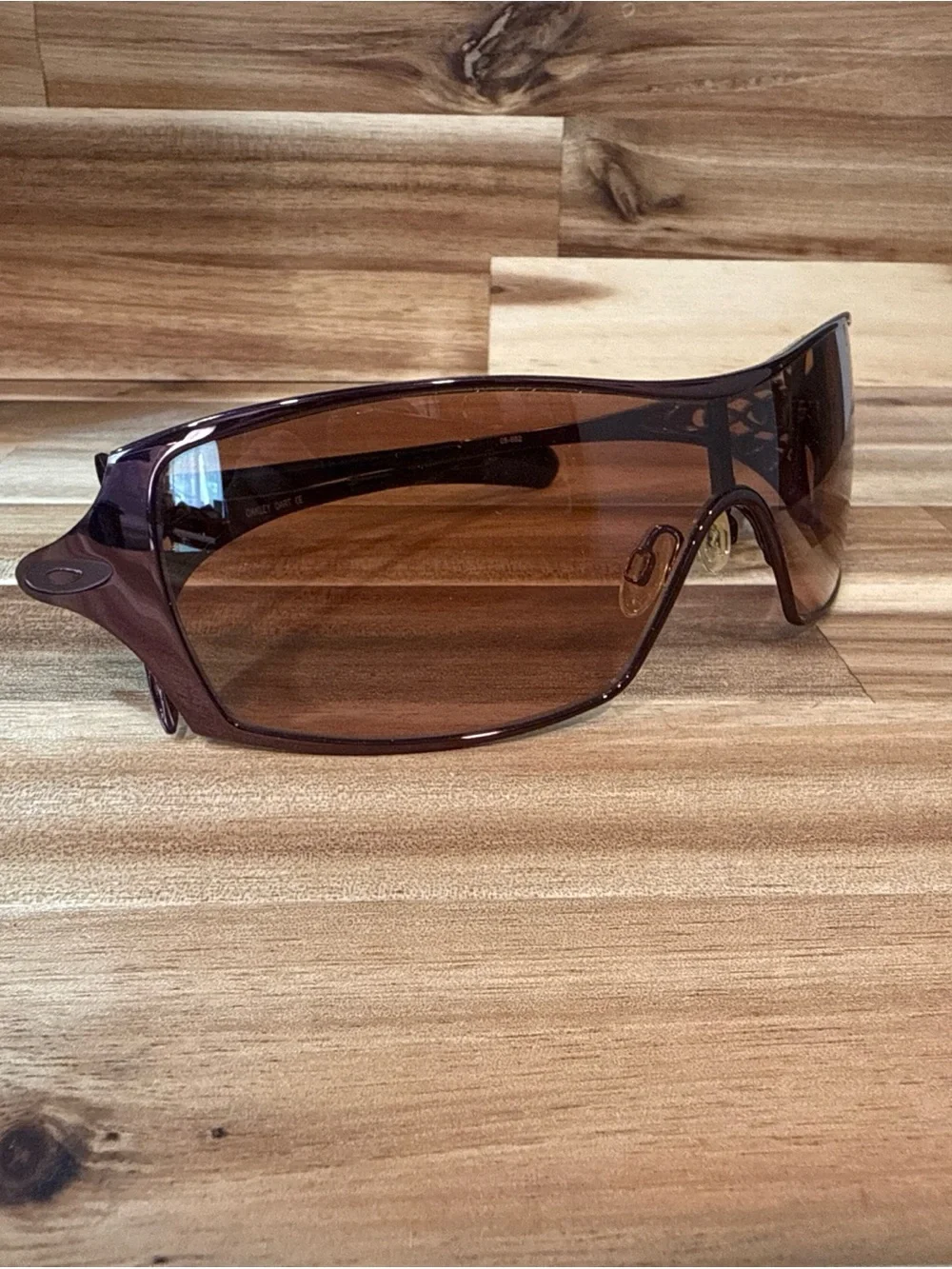 Oakley Dart Women’s Sunglasses - Purple Metal Frame Bronze Lens - Picture 2 of 5